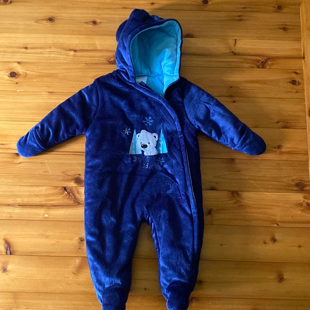 Hooded Fleece Bunting Outfit